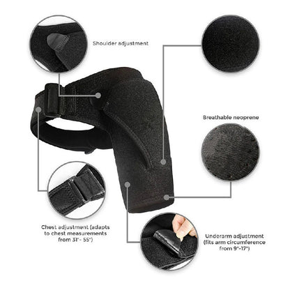 Adjustable shoulder support Brace